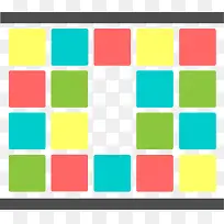 多彩方格框架-空若网 多彩方格框架-空若网