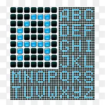 LED数字矢量图-空若网 LED数字矢量图-空若网