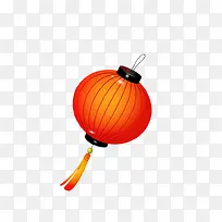 橙色中国风灯笼挂饰-空若网 橙色中国风灯笼挂饰-空若网