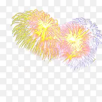 彩色渐变新年礼花-空若网 彩色渐变新年礼花-空若网