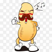 花生手绘免扣素材-空若网 花生手绘免扣素材-空若网