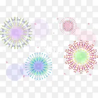 春节多彩美丽烟花-空若网 春节多彩美丽烟花-空若网