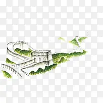 水彩长城-空若网 水彩长城-空若网