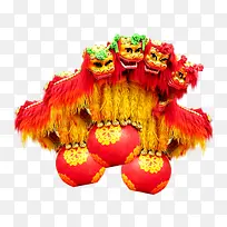 舞狮喜庆红色元旦新年快乐-空若网 舞狮喜庆红色元旦新年快乐-空若网