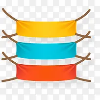 彩色拉旗-空若网 彩色拉旗-空若网