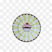 一个蛋糕小盘子-空若网 一个蛋糕小盘子-空若网