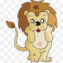 可爱卡通狮子-空若网 可爱卡通狮子-空若网