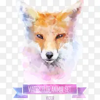 矢量彩绘狐狸-空若网 矢量彩绘狐狸-空若网