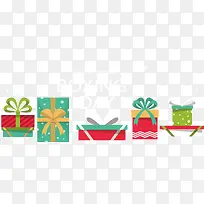 彩色礼盒冬季促销横幅-空若网 彩色礼盒冬季促销横幅-空若网