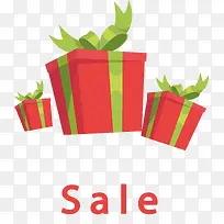 红色礼盒冬季促销-空若网 红色礼盒冬季促销-空若网