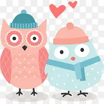 温馨猫头鹰甜蜜爱情-空若网 温馨猫头鹰甜蜜爱情-空若网