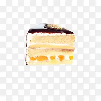 巧克力生日蛋糕切块-空若网 巧克力生日蛋糕切块-空若网