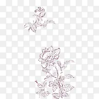 手绘花朵浅色-空若网 手绘花朵浅色-空若网