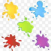彩色油漆泼墨-空若网 彩色油漆泼墨-空若网