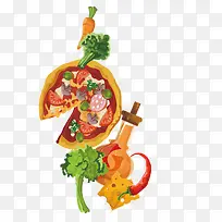 美味蔬菜披萨-空若网 美味蔬菜披萨-空若网