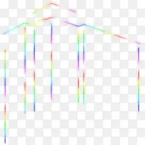 彩色线条楼体轮廓-空若网 彩色线条楼体轮廓-空若网