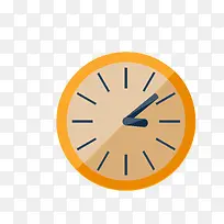 矢量黄色卡通小钟表-空若网 矢量黄色卡通小钟表-空若网