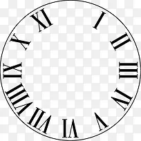 时尚欧式线条钟表-空若网 时尚欧式线条钟表-空若网