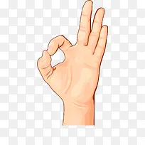 卡通OK手指素材图-空若网 卡通OK手指素材图-空若网