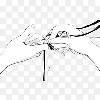 手绘手指-空若网 手绘手指-空若网