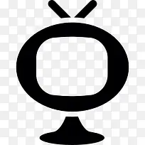 老式电视屏幕图标-空若网 老式电视屏幕图标-空若网