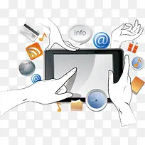 矢量手指-空若网 矢量手指-空若网