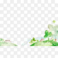 手绘村庄-空若网 手绘村庄-空若网