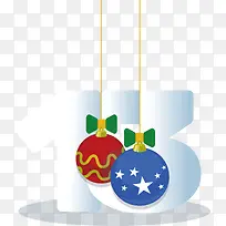 圣诞球数字13-空若网 圣诞球数字13-空若网