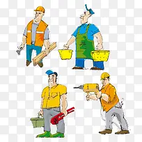 安装工人木头工具箱素材-空若网 安装工人木头工具箱素材-空若网