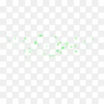 绿色荧光粒子发光点装饰-空若网 绿色荧光粒子发光点装饰-空若网