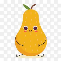 黄色梨子可爱表情-空若网 黄色梨子可爱表情-空若网