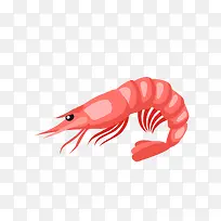 卡通简约美食装饰广告设计虾子-空若网 卡通简约美食装饰广告设计虾子-空若网