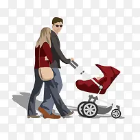 矢量一对夫妻-空若网 矢量一对夫妻-空若网