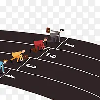 手绘黑色赛道-空若网 手绘黑色赛道-空若网