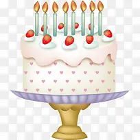 手绘立体生日蛋糕图片-空若网 手绘立体生日蛋糕图片-空若网