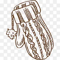 矢量手绘手套-空若网 矢量手绘手套-空若网