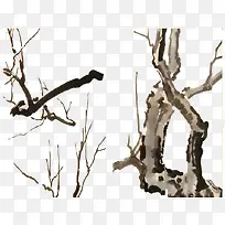 国画树枝-空若网 国画树枝-空若网