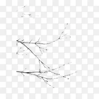 水墨枝条-空若网 水墨枝条-空若网