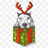 卡通可爱小动物装饰动物头像狗狗-空若网 卡通可爱小动物装饰动物头像狗狗-空若网