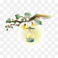 树枝上的吊灯-空若网 树枝上的吊灯-空若网