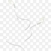 一个白色耳机-空若网 一个白色耳机-空若网