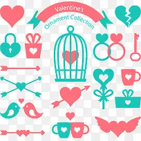 绿色粉色爱情装饰-空若网 绿色粉色爱情装饰-空若网