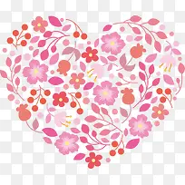 红色母亲节花朵爱心-空若网 红色母亲节花朵爱心-空若网