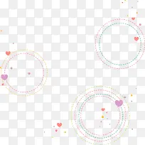 心形圆圈漂浮-空若网 心形圆圈漂浮-空若网