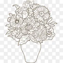 盆景花瓶PNG矢量元素-空若网 盆景花瓶PNG矢量元素-空若网