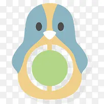 清新扁平化小企鹅-空若网 清新扁平化小企鹅-空若网