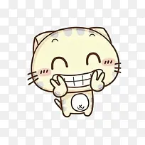 卡通猫开心可爱-空若网 卡通猫开心可爱-空若网