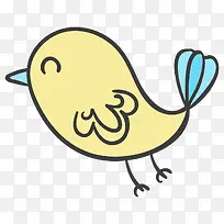 手绘卡通小鸟-空若网 手绘卡通小鸟-空若网