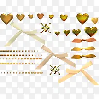 各种爱心蝴蝶结装饰-空若网 各种爱心蝴蝶结装饰-空若网