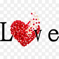 创意浪漫爱心字体LOVE-空若网 创意浪漫爱心字体LOVE-空若网